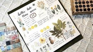 成人复古手账视频教程,成人手账制作全攻略